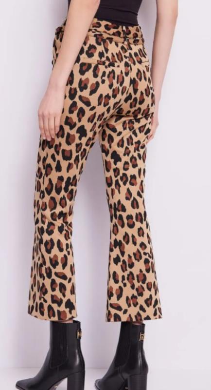 Pantalón para mujer GAUDI de jacquard con estampado animal