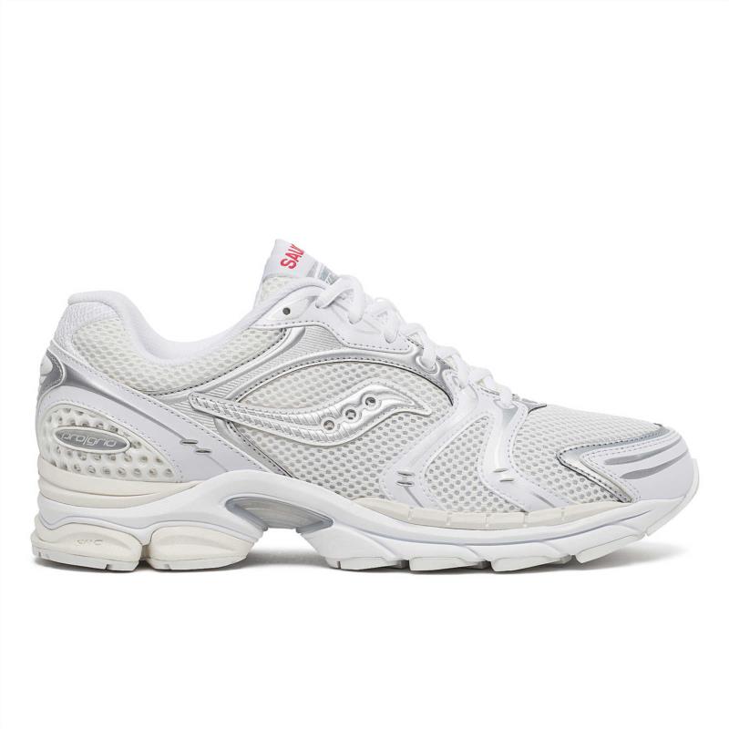 DEPORTIVA PARA MUJER SAUCONY PROGRID TRIUMPH 4 WHITE SILVER