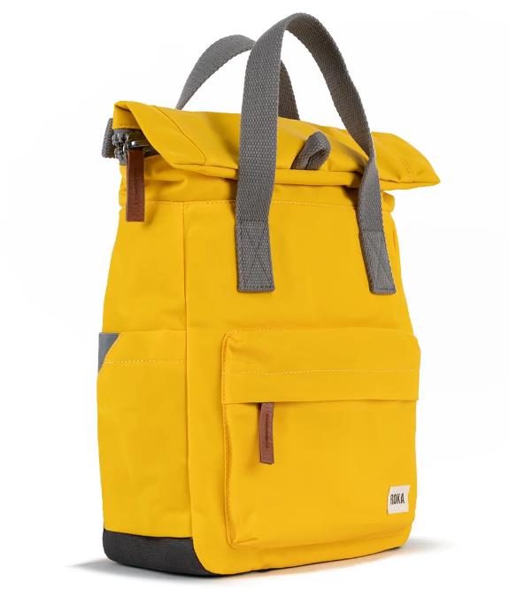 MOCHILA UNISEX ROKA CANFIELD B ASPEN YELLOW RECYCLED NYLON