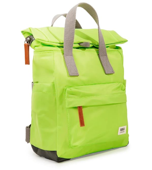 MOCHILA UNISEX ROKA CANFIELD B LIME RECYCLED NYLON