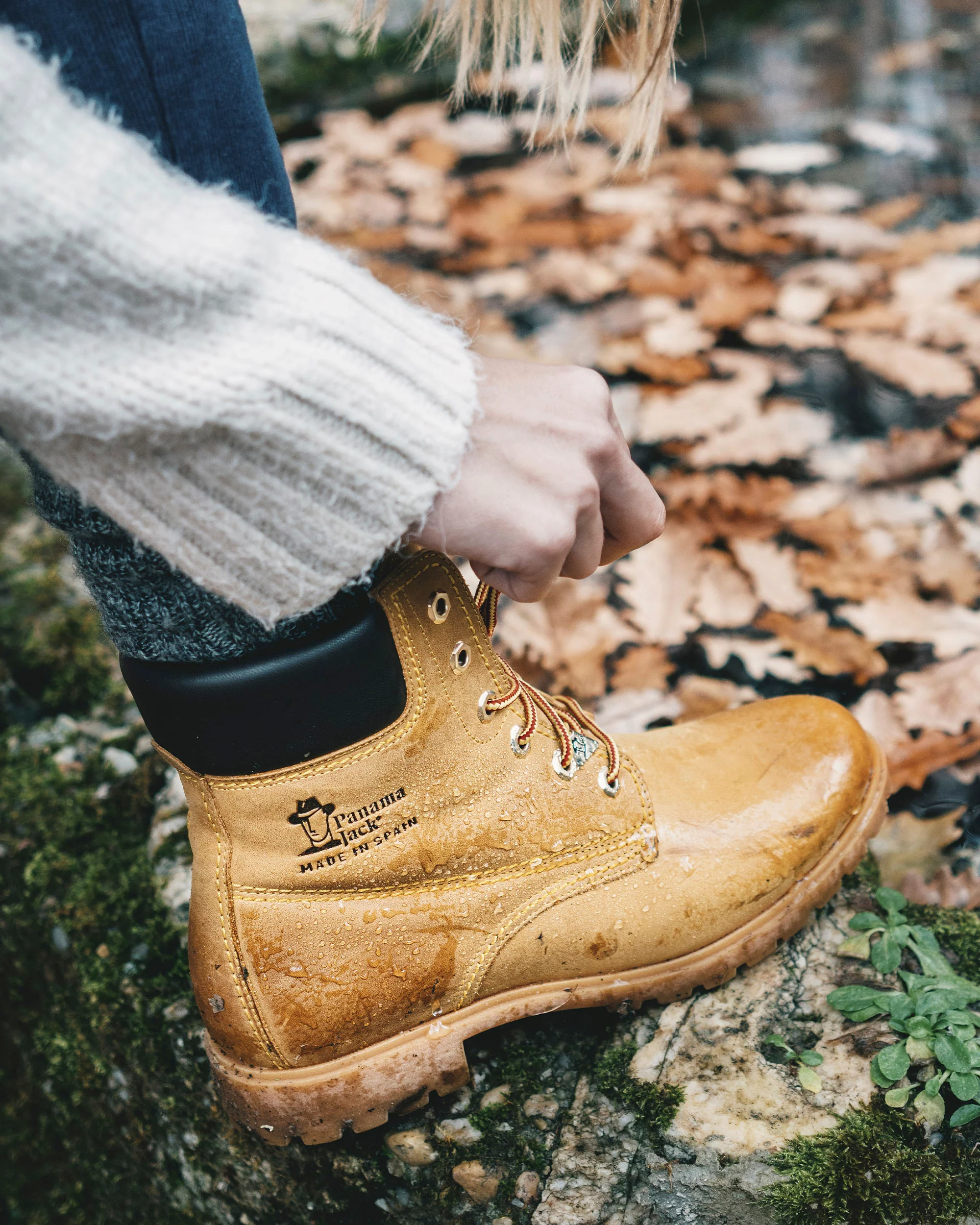 Botas de piel para mujer con forro interior de piel PANAMA JACK 