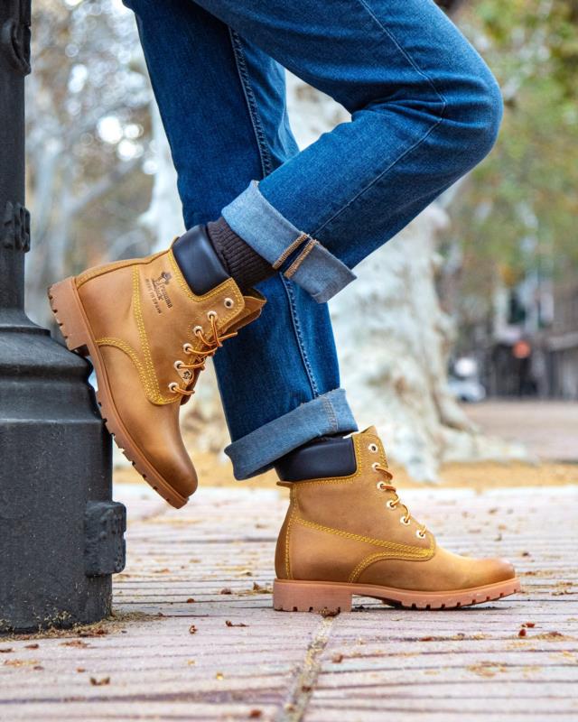 Botas de piel para mujer con forro interior de piel PANAMA JACK 