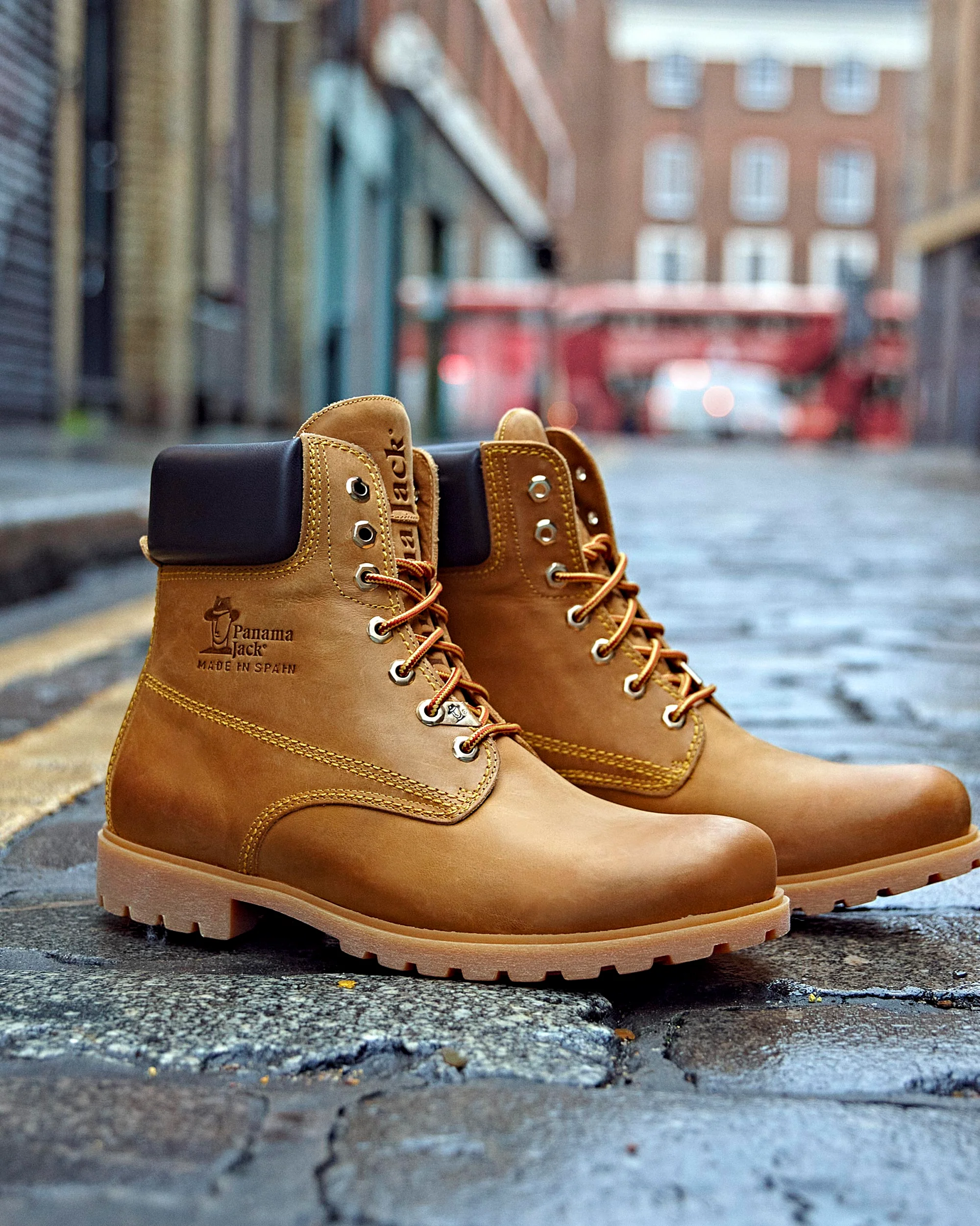 Botas de piel para hombre con forro interior de piel PANAMA JACK 