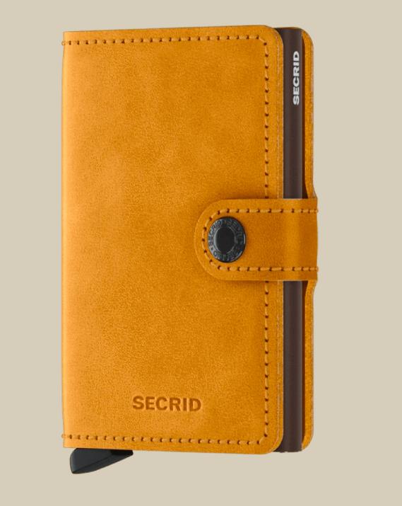 MINIWALLET SECRID VINTAGE OCHRE