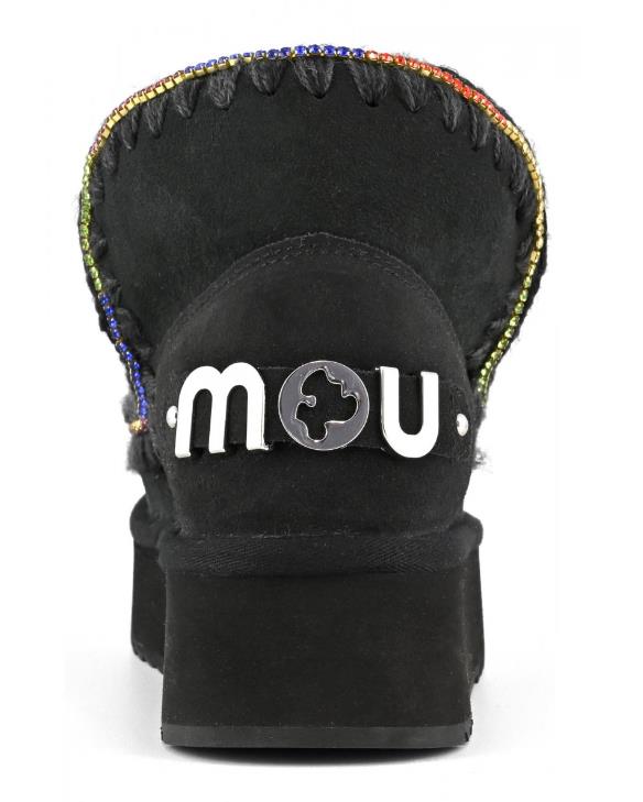 BOTA PARA MUJER MOU MINI ESKIMO PLATFORM RHINESTONES