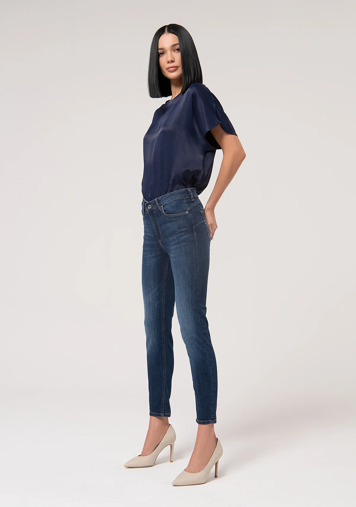 DENIM PERFECT SHAPE BELLA PANT CLEAN