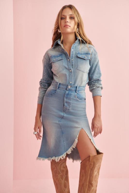 CANDEM DENIM SKIRT FETICHE SUANCES