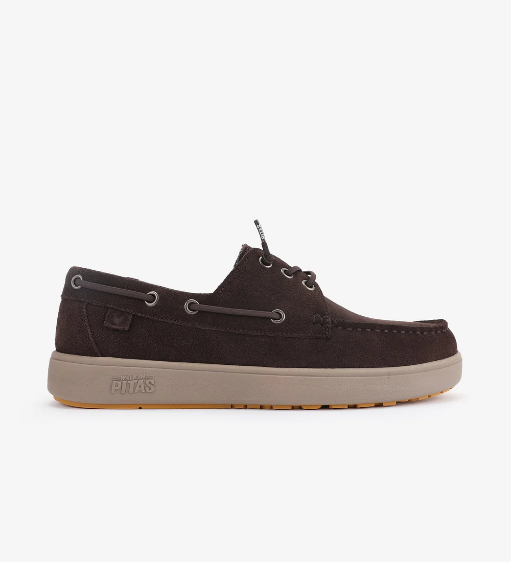 NAUTICO PARA HOMBRE WALK IN PITAS DAIKI SUEDE MARRON