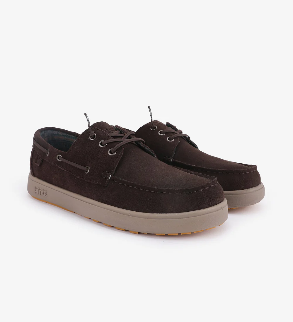 NAUTICO PARA HOMBRE WALK IN PITAS DAIKI SUEDE MARRON