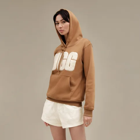 Sudadera Mujer UGG con capucha Rey UGG fluff Logo