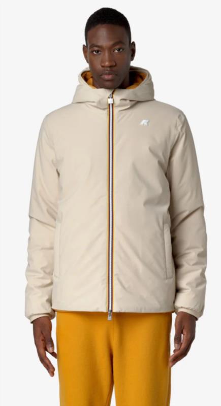 Chaqueta Reversible Kway Jack ST Warm Double Beige-Yellow