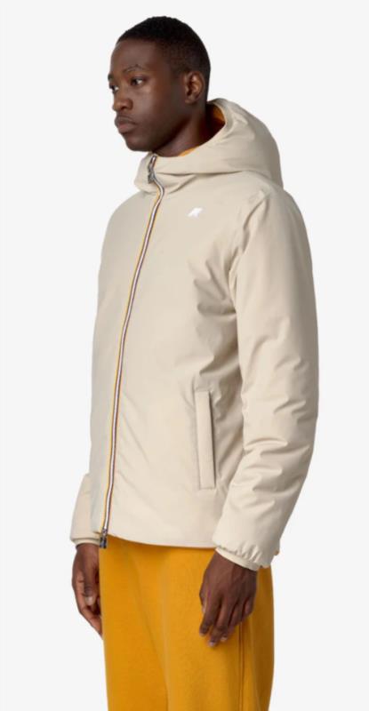 Chaqueta Reversible Kway Jack ST Warm Double Beige-Yellow