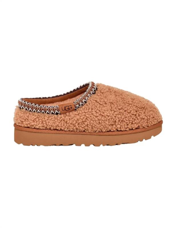 ZUECO PARA MUJER UGG TASMAN MAXI CURLY CHESTNUT