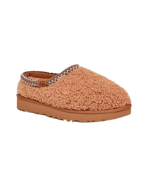 ZUECO PARA MUJER UGG TASMAN MAXI CURLY CHESTNUT